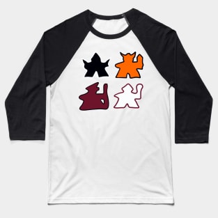 Meeples Baseball T-Shirt